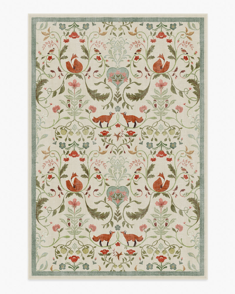 Foxfen Ivory Multicolor Flatwoven Rug