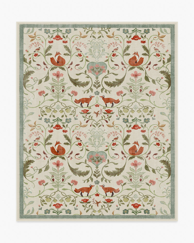 Foxfen Ivory Multicolor Flatwoven Rug