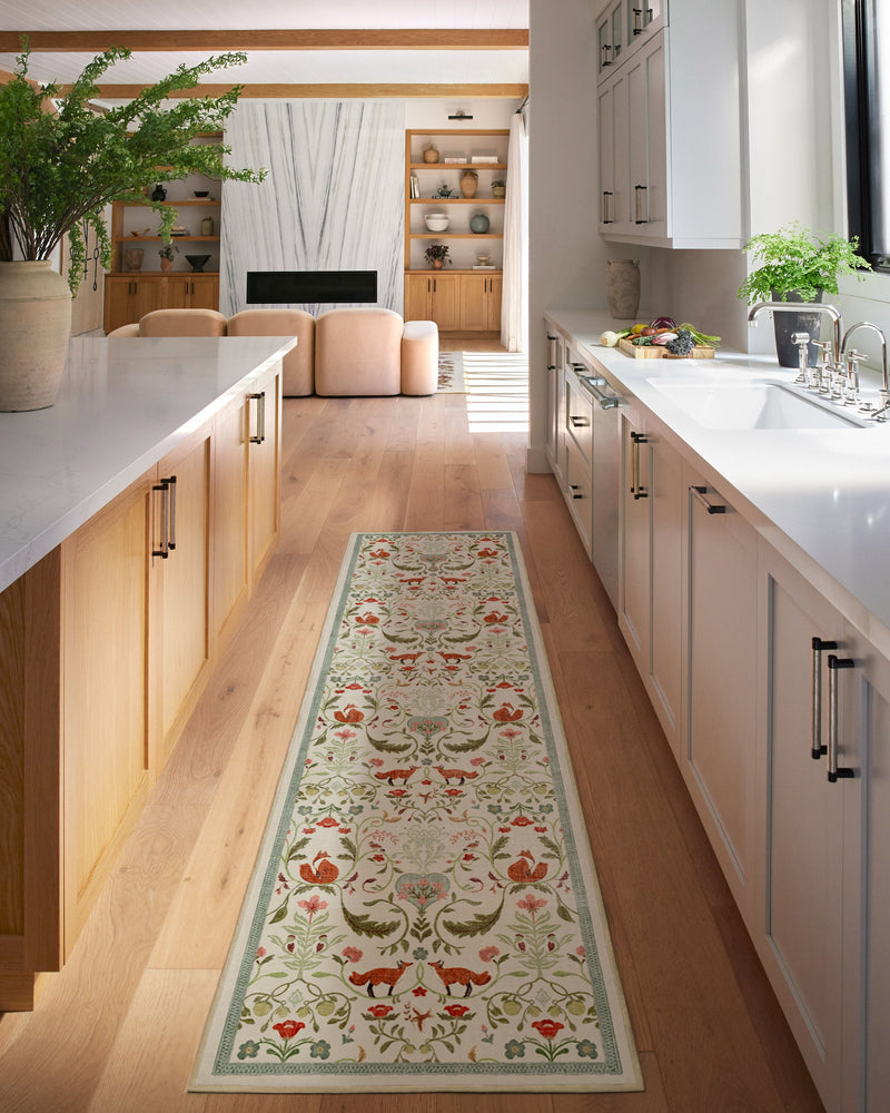 Foxfen Ivory Multicolor Flatwoven Rug