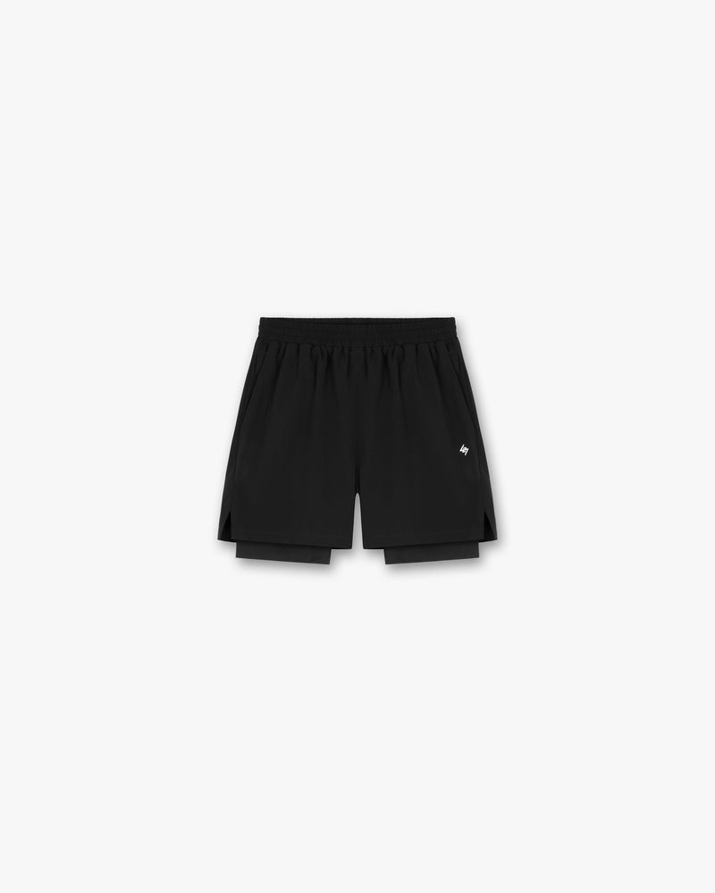 Team 247 2-In-1 Shorts - Black