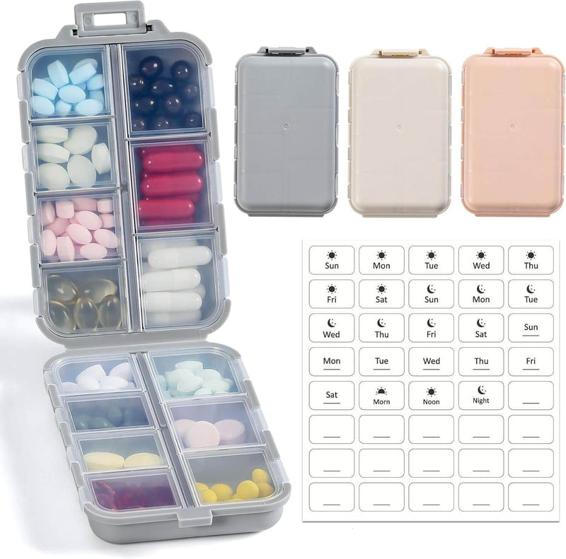 Herbionyx Travel Pill Organizer (Set of 3)