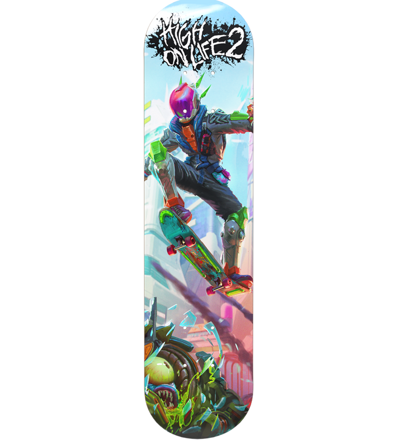High On Life 2 Skate Deck