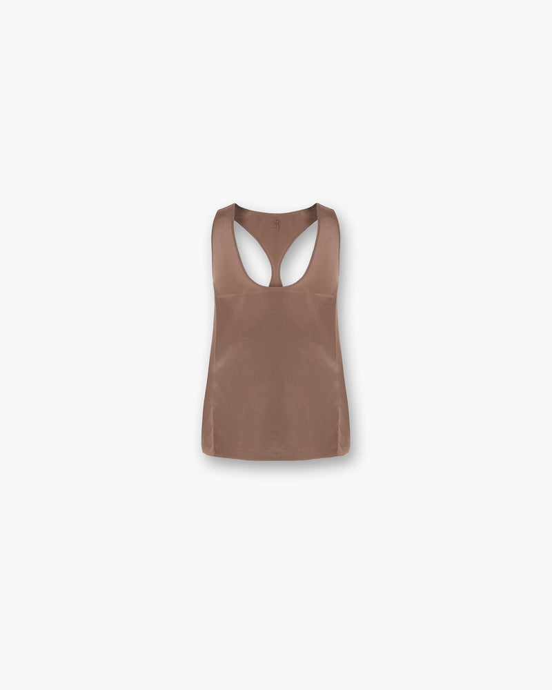 Mirage Silk Vest - Coffee Quartz