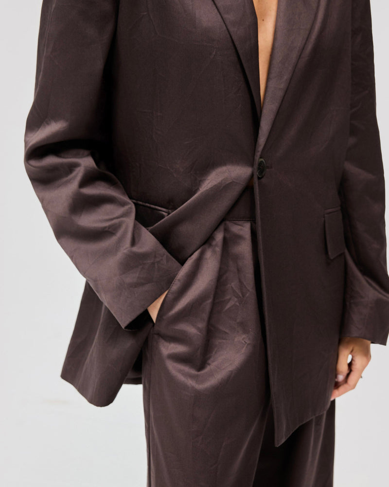 Crimp Jacket - Black Coffee