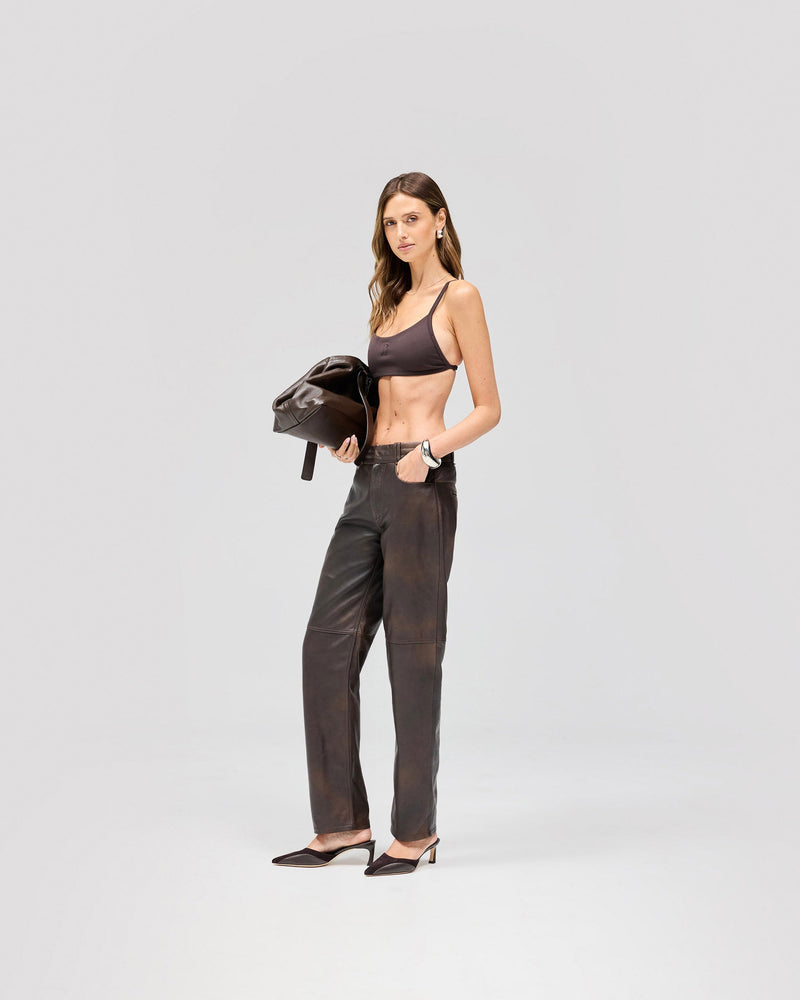 Drive Trousers - Dark Chocolate