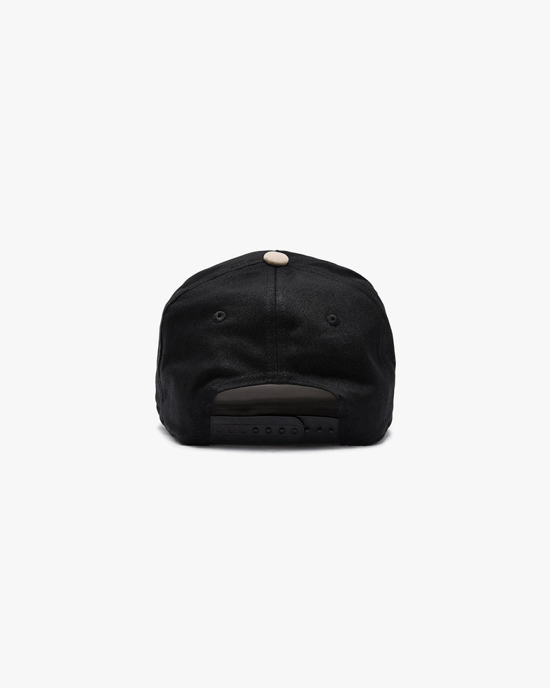 Initial Crest Cap - Jet Black