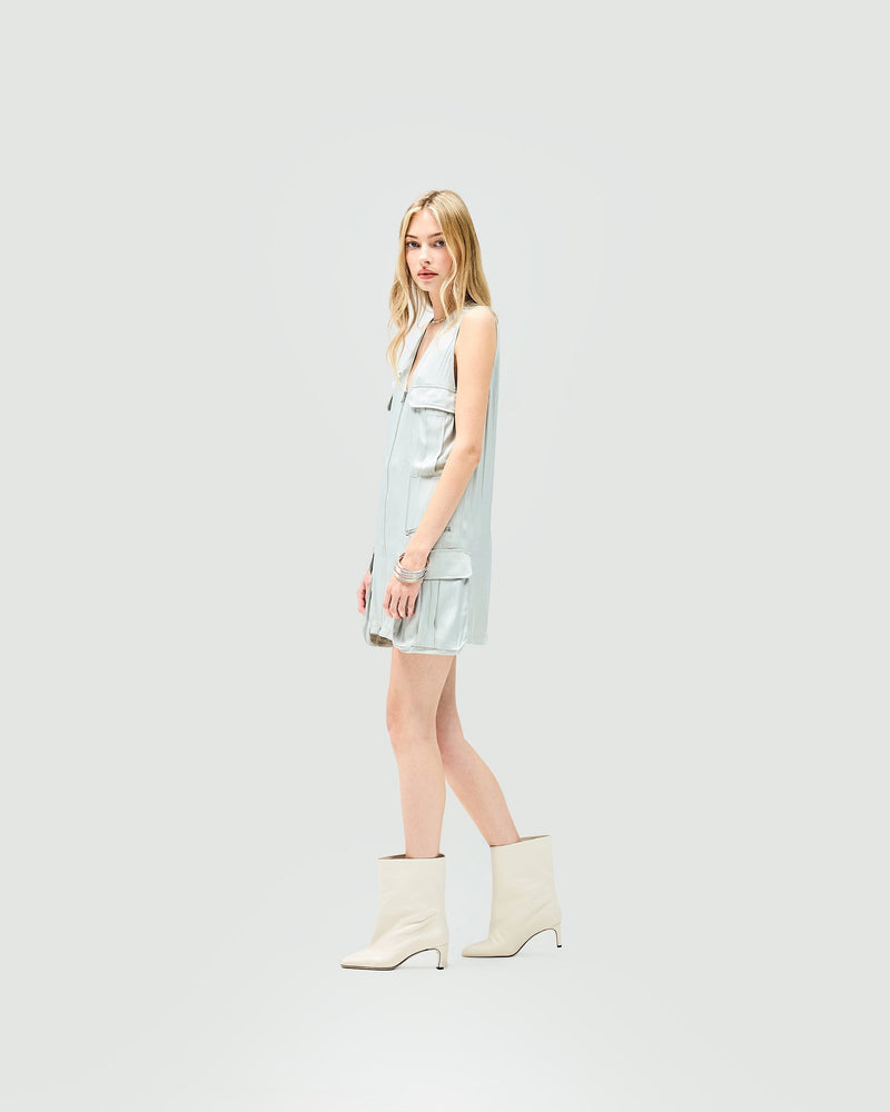 Adrenaline Mini Dress - Basil