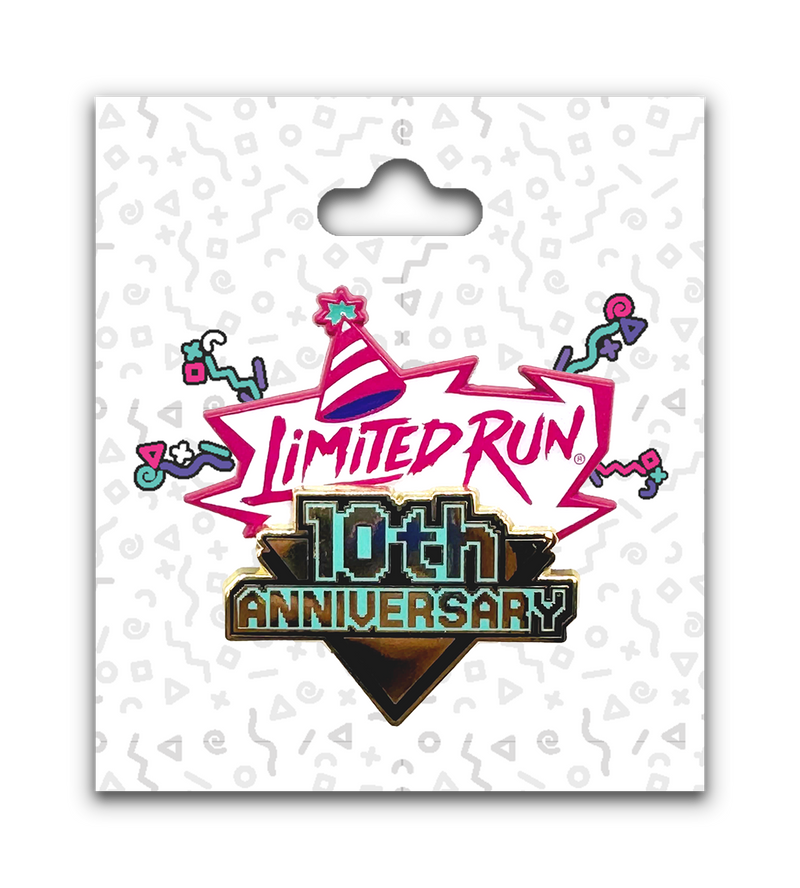 Limited Run 10 Year Anniversary Pin