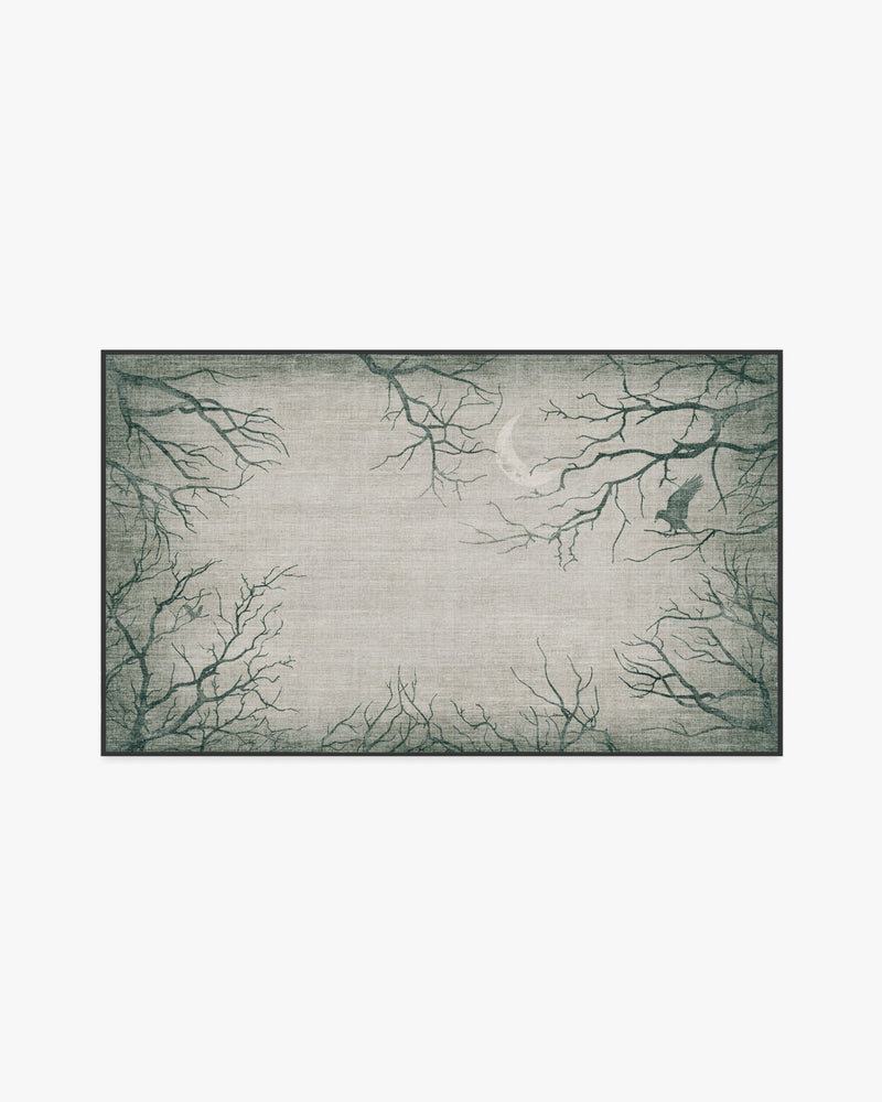 Moonshadows Grey Flatwoven Rug