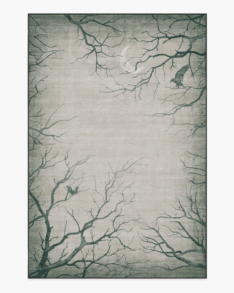 Moonshadows Grey Flatwoven Rug