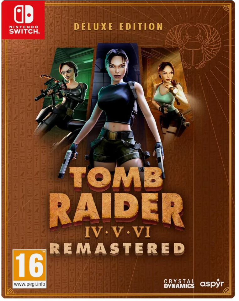 Tomb Raider IV-VI Remastered Starring Lara Croft: Deluxe Edition (Switch)