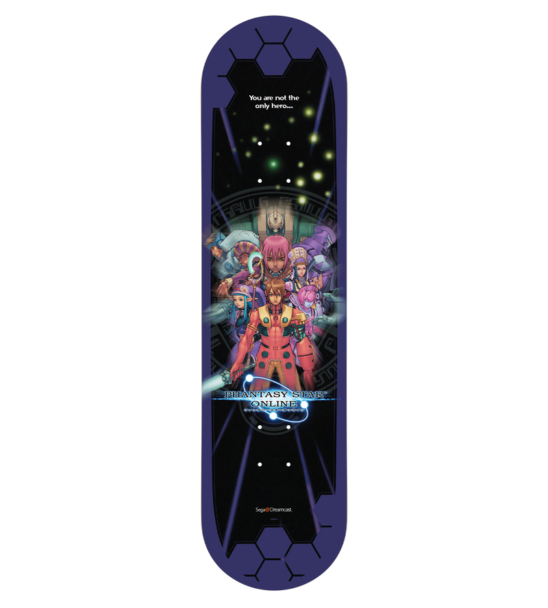 Phantasy Star Online Skate Deck