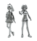 River City Girls 2 Figure Sets Silver