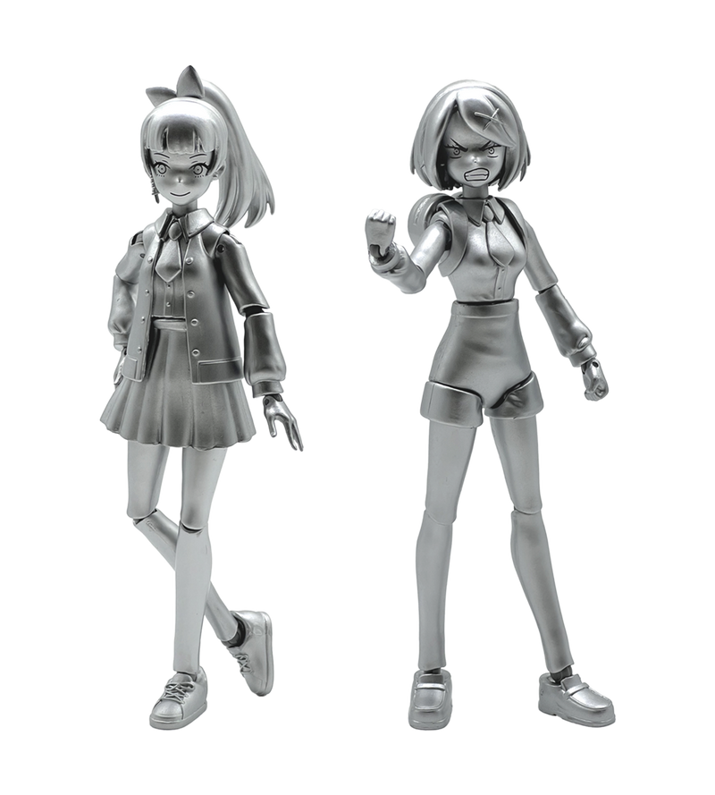 River City Girls 2 Figure Sets Silver