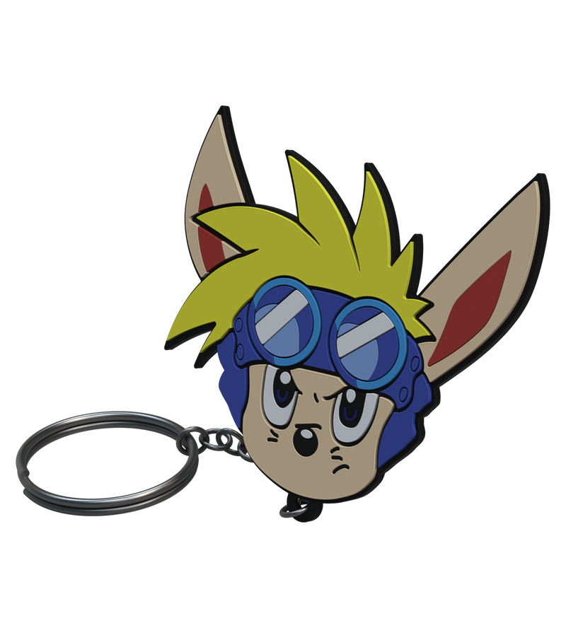 Rocket Knight Adventures Sparkster Keychain