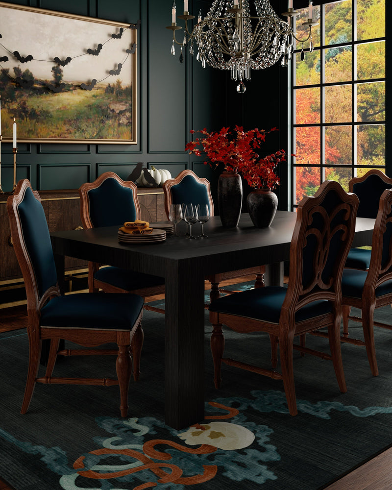 Serpentine Charcoal Flatwoven Rug
