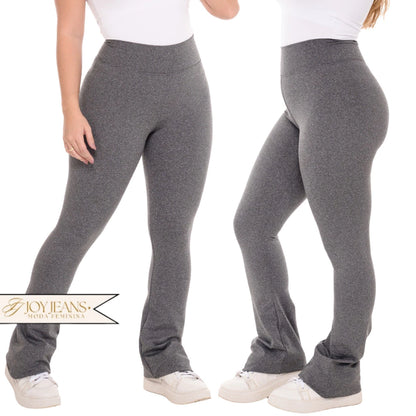 Calça Legging Flare Flanelada Leg Boca De Sino Bailarina