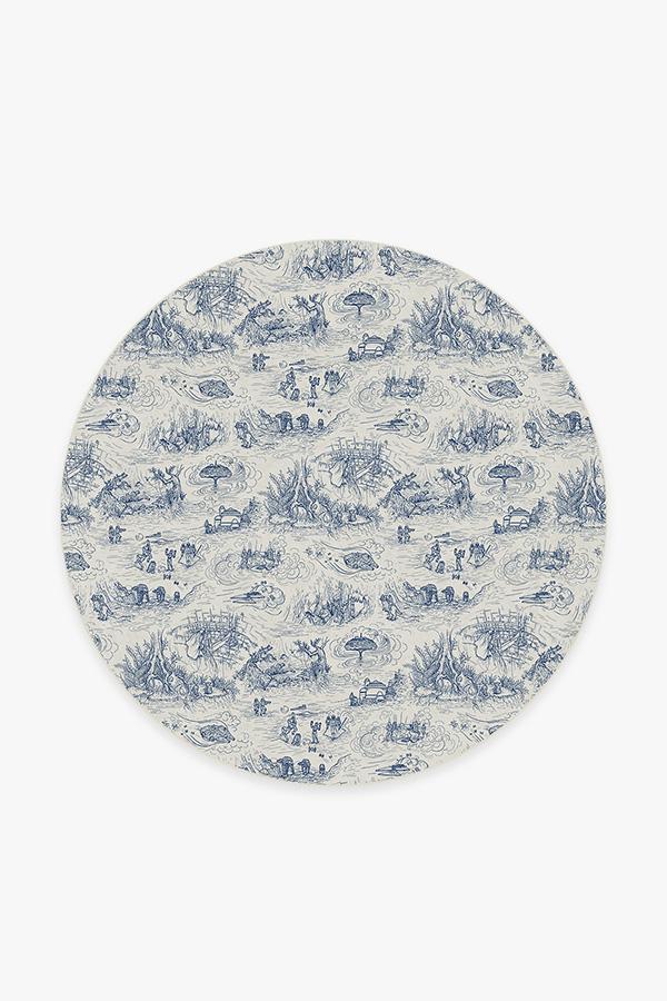 Star Wars Toile Blue Flatwoven Rug