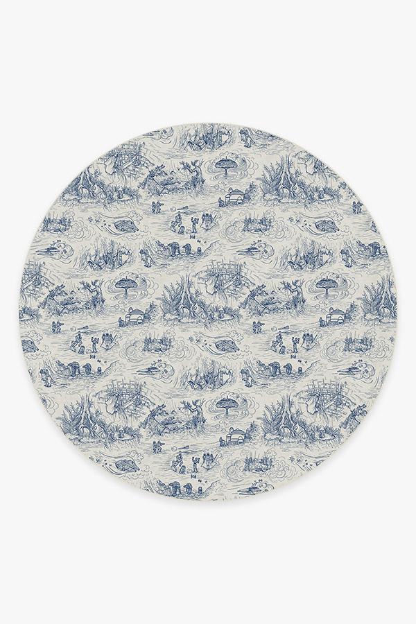 Star Wars Toile Blue Flatwoven Rug