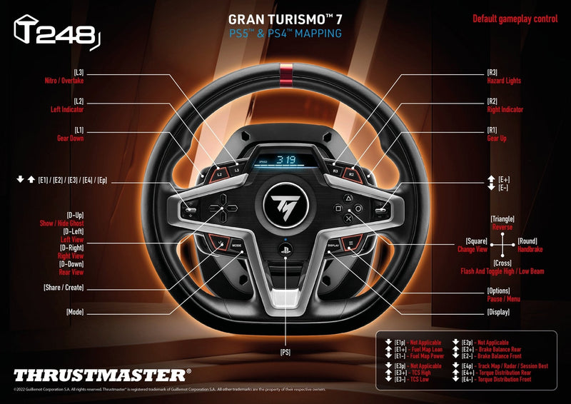 Thrustmaster T248 Sim Racing Wheel (PC / PS4 / PS5) (Boxed) (Pre-owned)