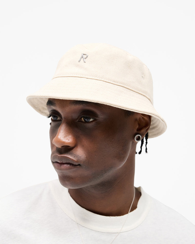 Initial Bucket Hat - Champagne