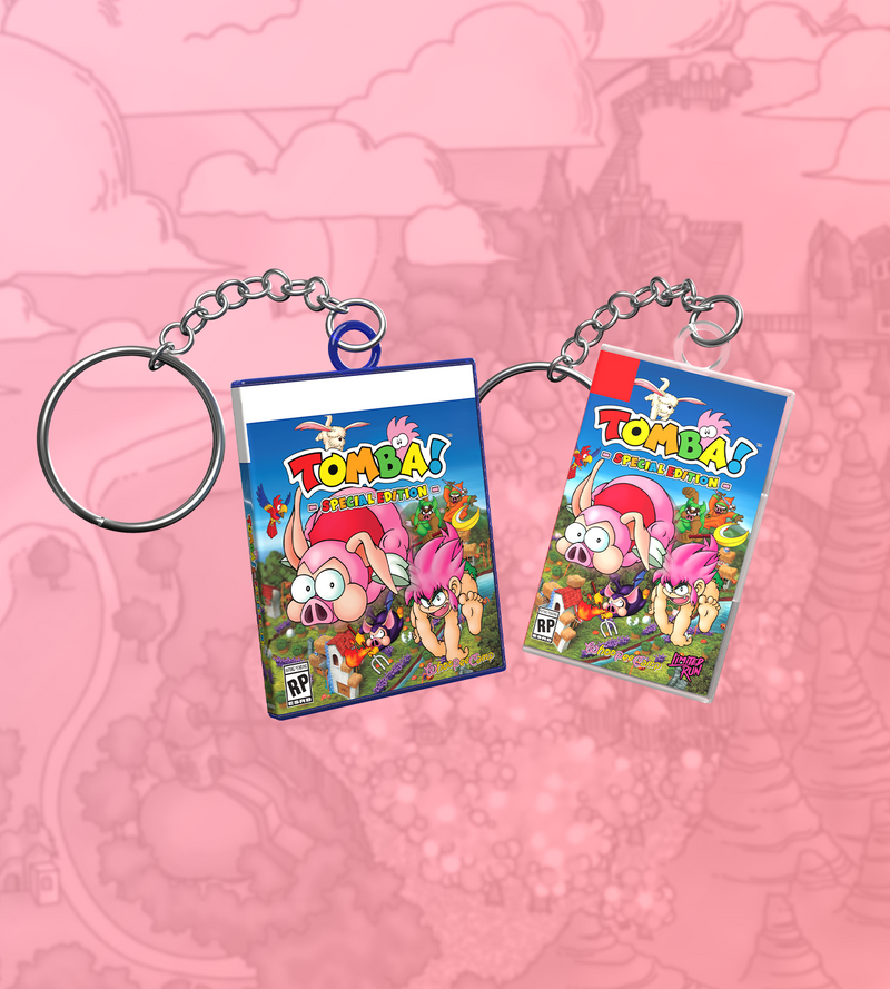 Tomba! Special Edition Mini Game Case Keychain