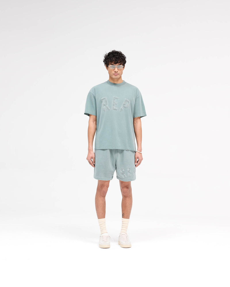Rep Applique Shorts - Forest Green