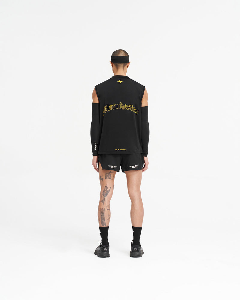 247 Manchester Marathon Oversized Tank - Black