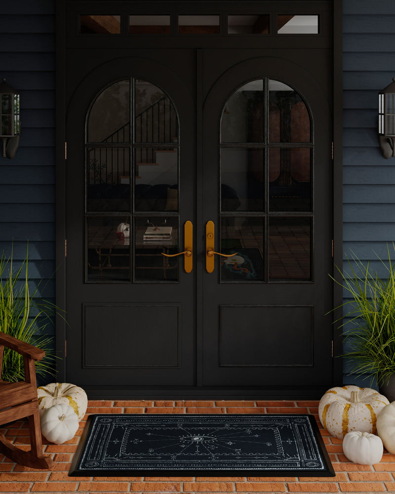Velith Black Large Doormat