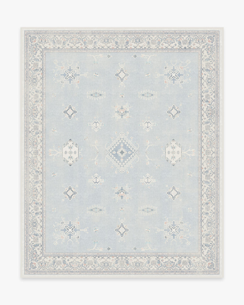 Verena Soft Blue Flatwoven Rug