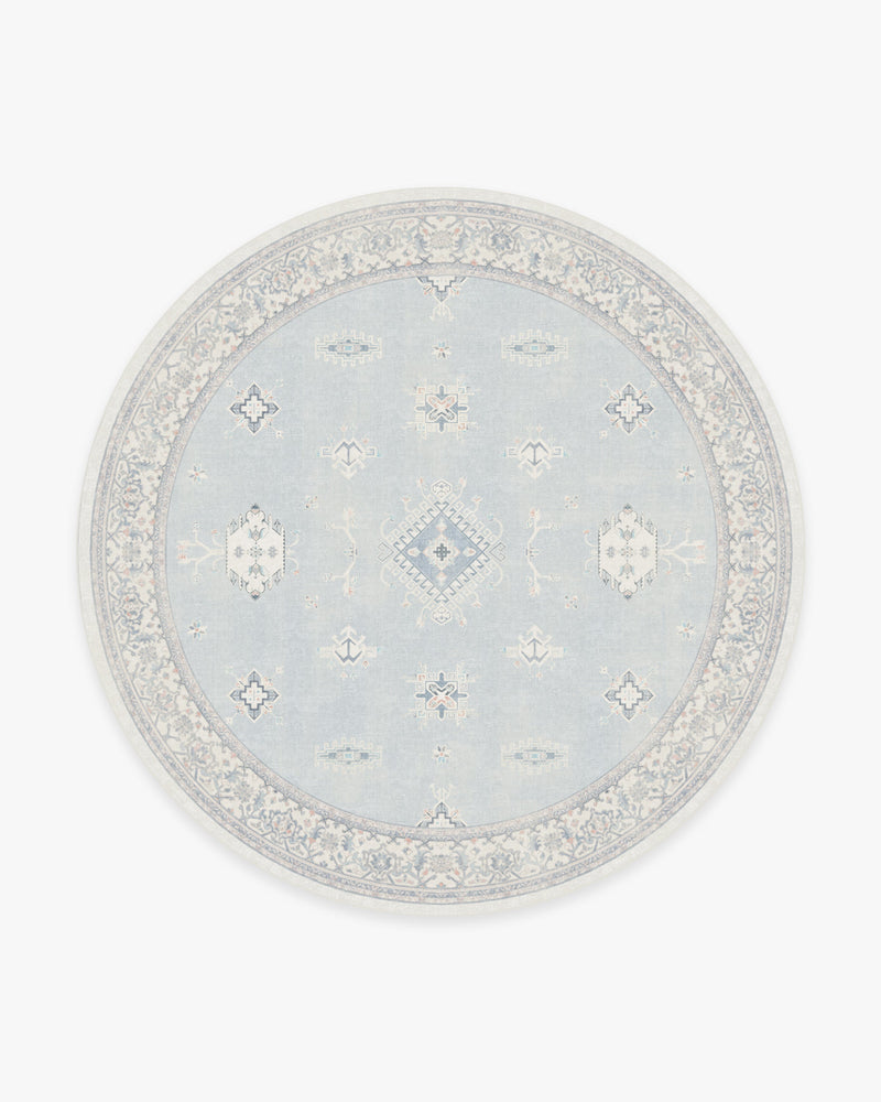 Verena Soft Blue Flatwoven Rug