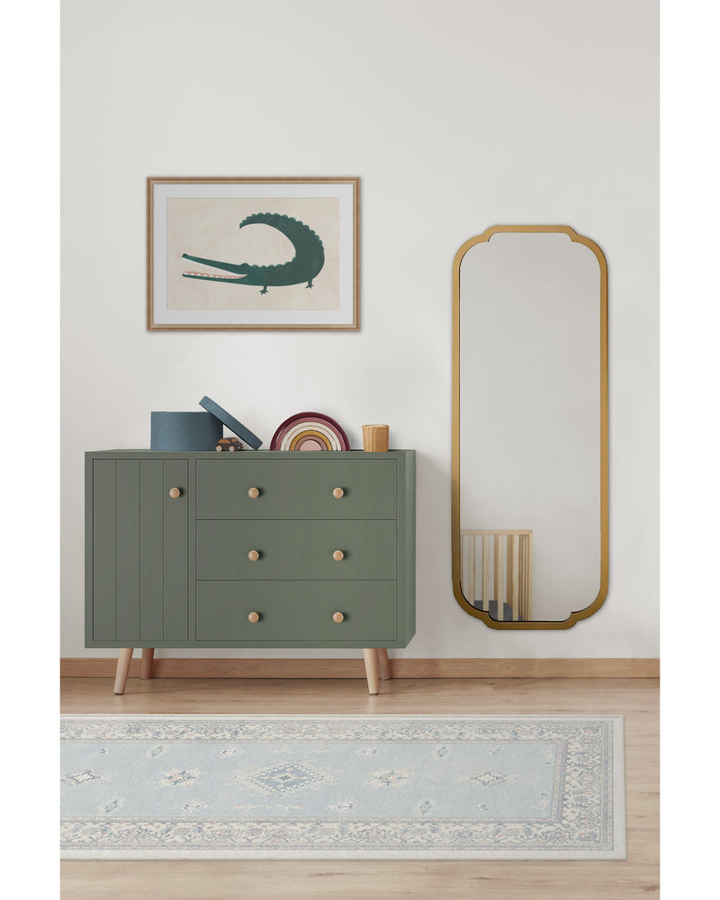 Verena Soft Blue Flatwoven Rug
