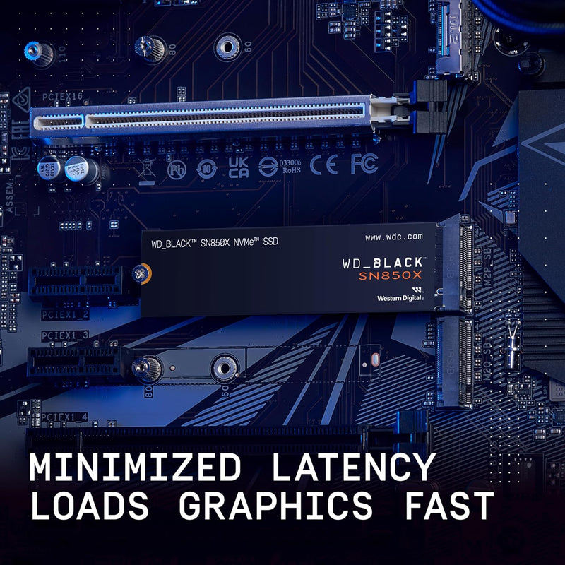 WD 1TB SN850X M.2 NVMe SSD (Black) WDS100T2X0E