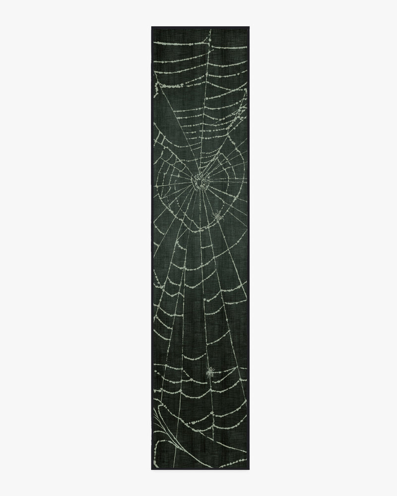 Web Soft Black Flatwoven Rug