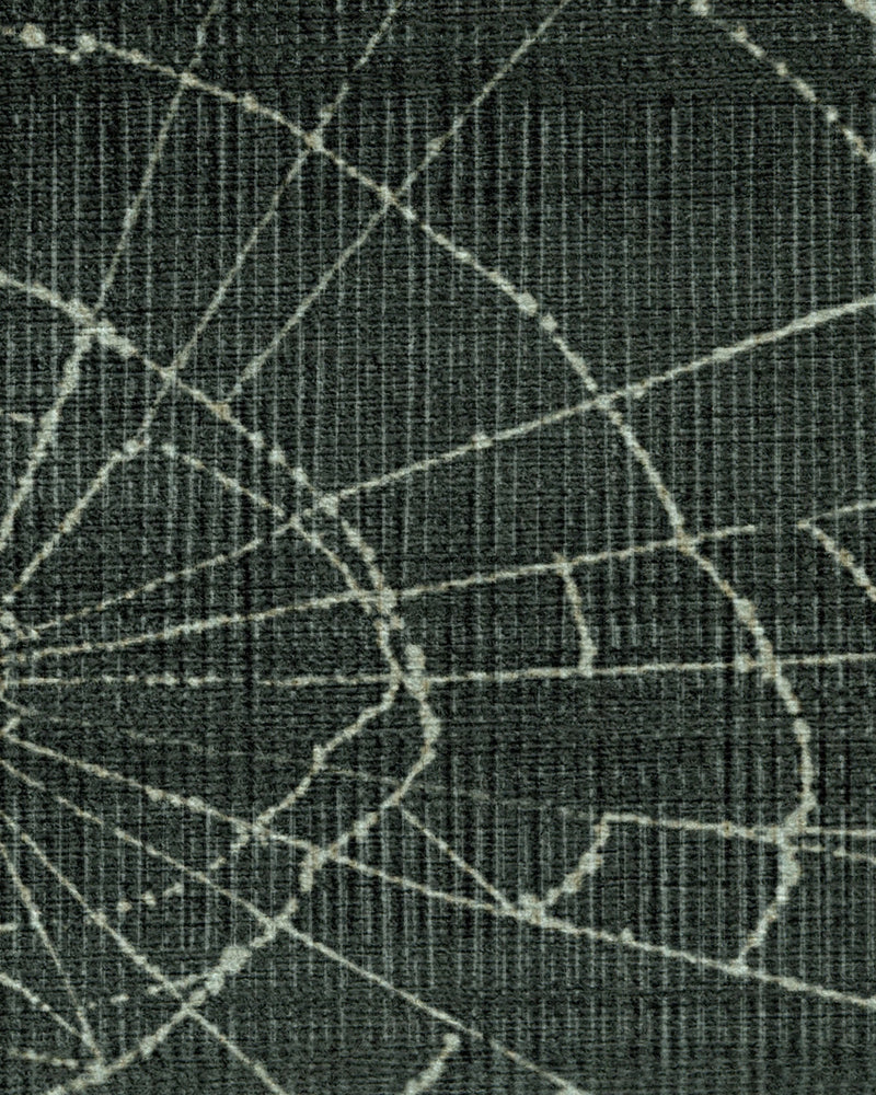 Web Soft Black Flatwoven Rug
