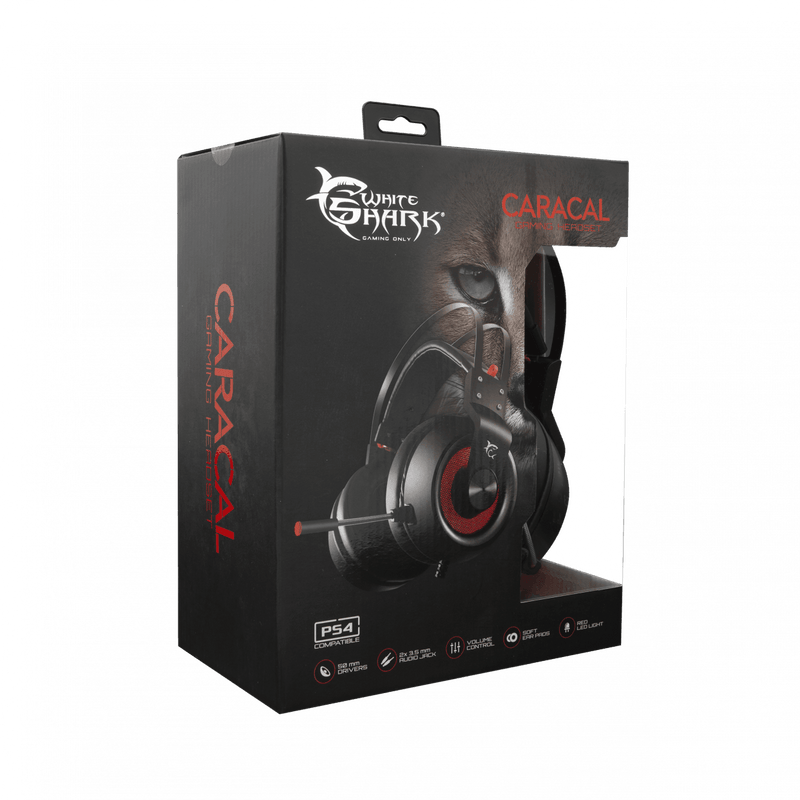 White Shark Caracal Gaming Headphones