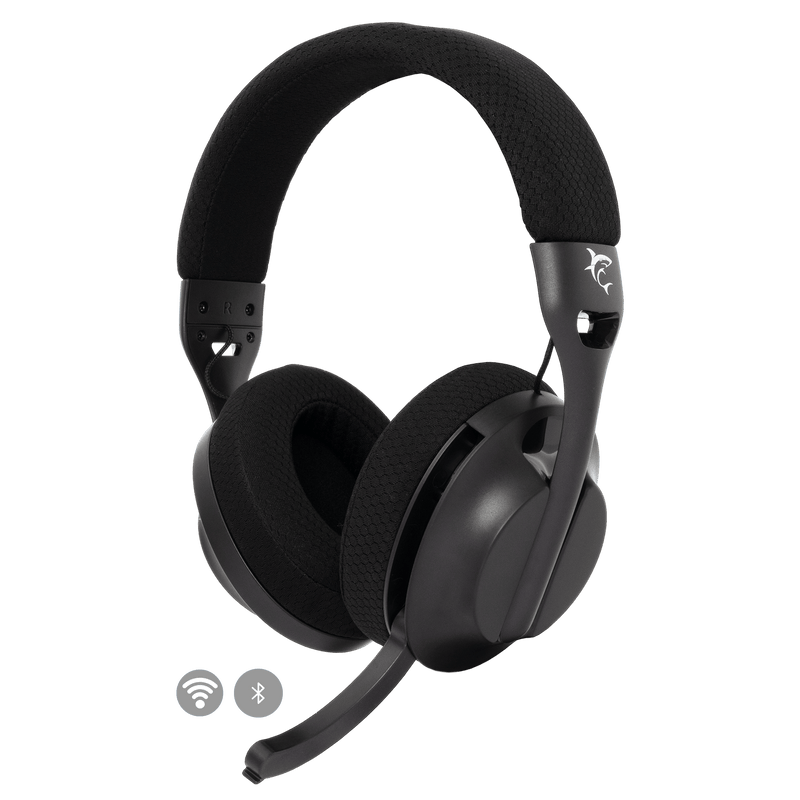 White Shark Falcon - Wireless Gaming Headset (Black)