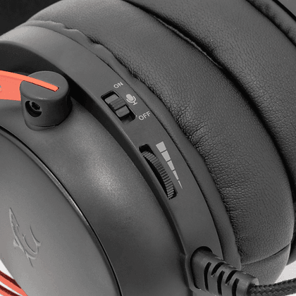 White Shark Gorilla - Wired Gaming Headset (Black/Red)