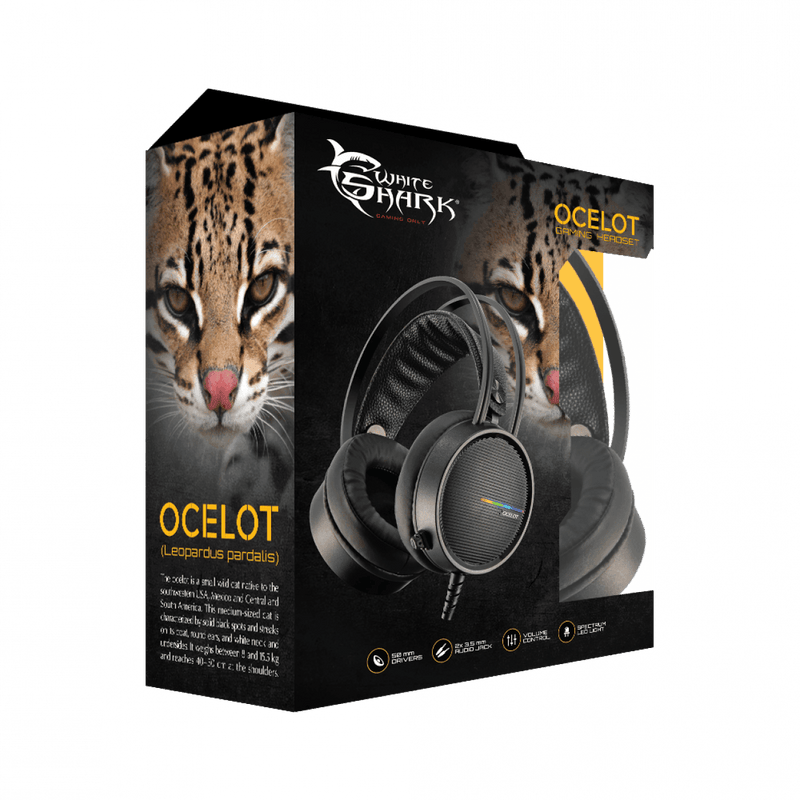 White Shark Ocelot Gaming Headphones