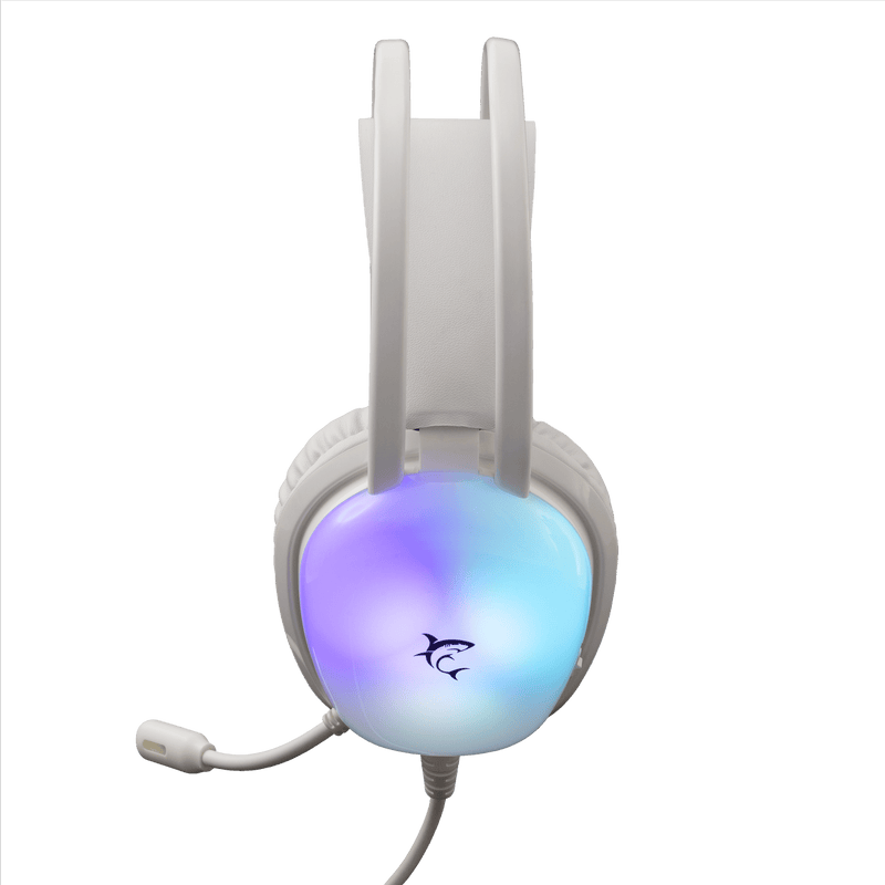 White Shark Peacock - Wired Gaming Headset (White)