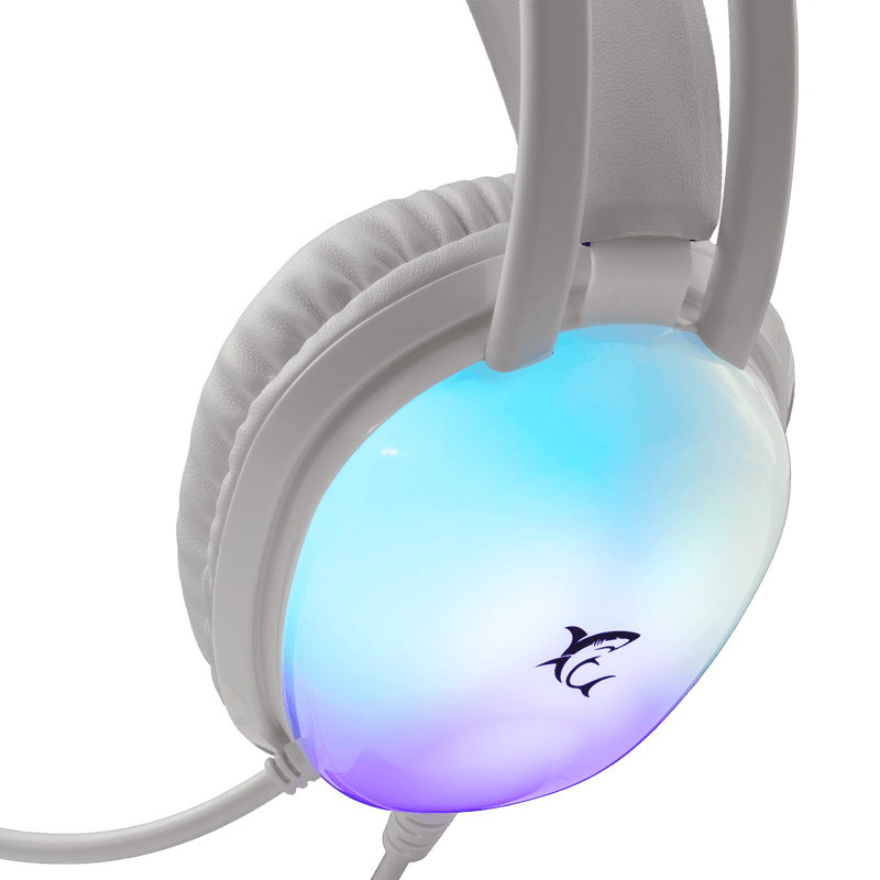 White Shark Peacock - Wired Gaming Headset (White)