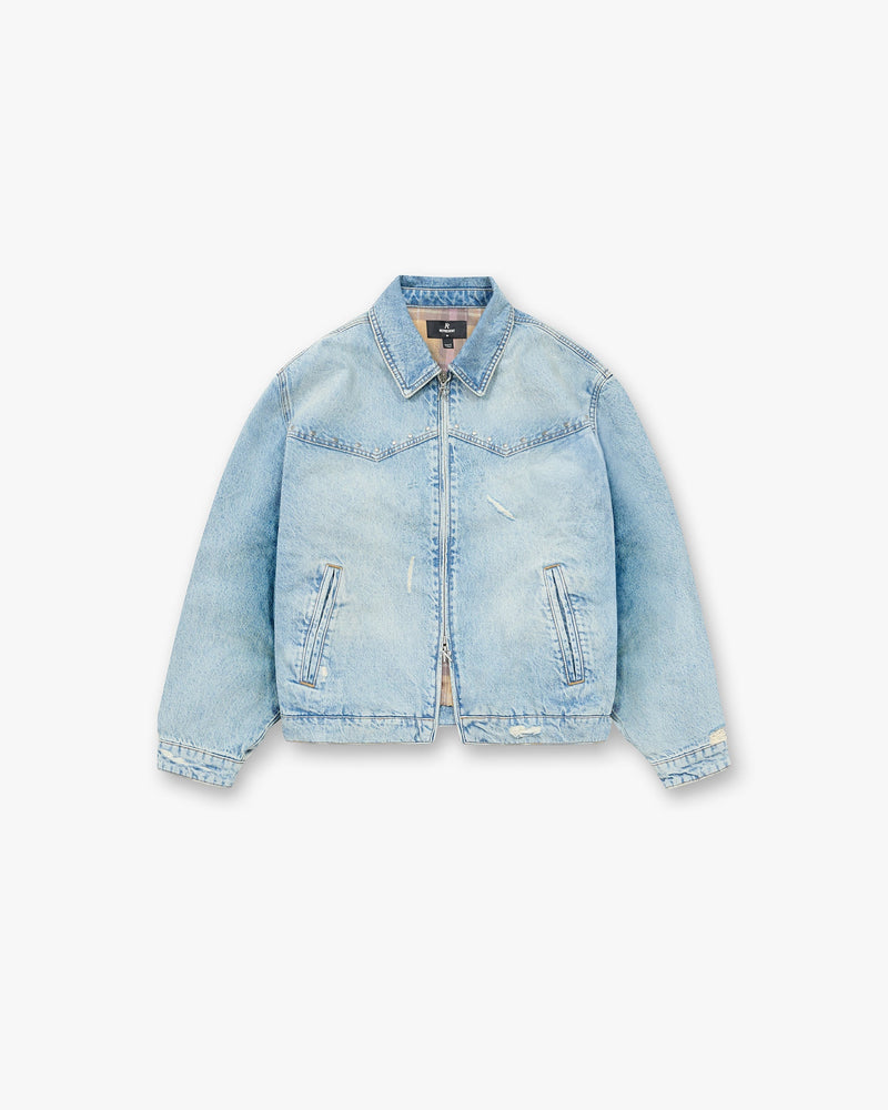 Represent X Guns N' Roses Denim Jacket - Light Vintage Blue