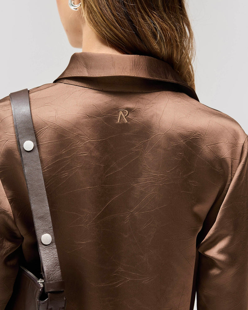 Vision Mini Dress - Coffee Quartz